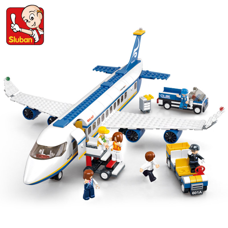 Lego Set Creator - SLUBAN şehir havacılık havaalanı uçak yolcu