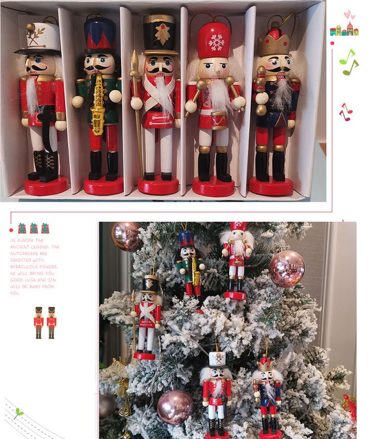 5/6 adet mutlu noel süslemeler - Nutcracker Figurine incelemesi ve fiyatı
